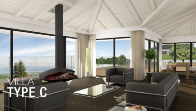 Villa à Arzier avec vue.
